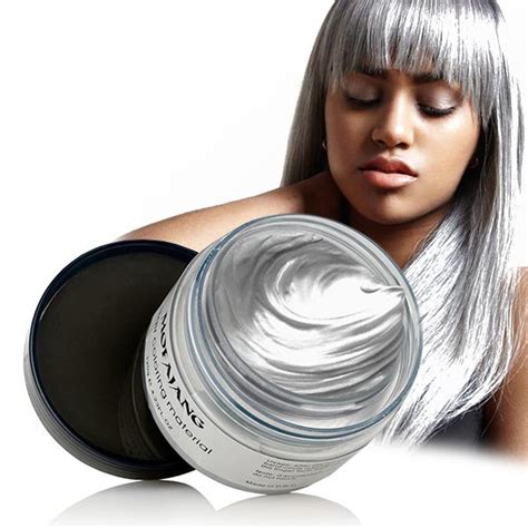 hair wax color silver